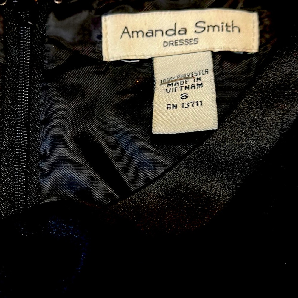 Amanda smith dress size 8 in black
